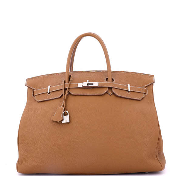 Hermes Birkin 40 Brown Togo with Palladium Hardware - Picture 1 of 8